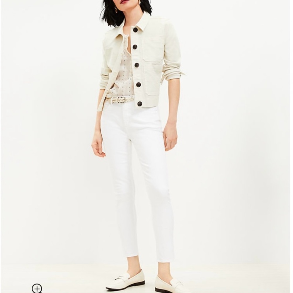 LOFT Mid Rise Skinny Jeans - Picture 3 of 3